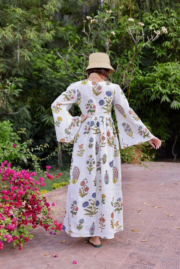 Lugano Maxi Dress in Botanical