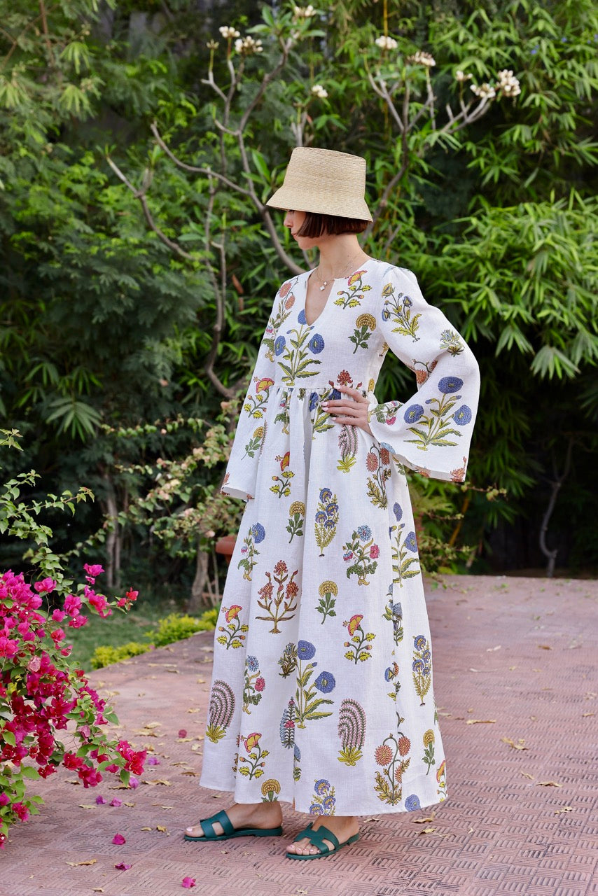 Lugano Maxi Dress in Botanical
