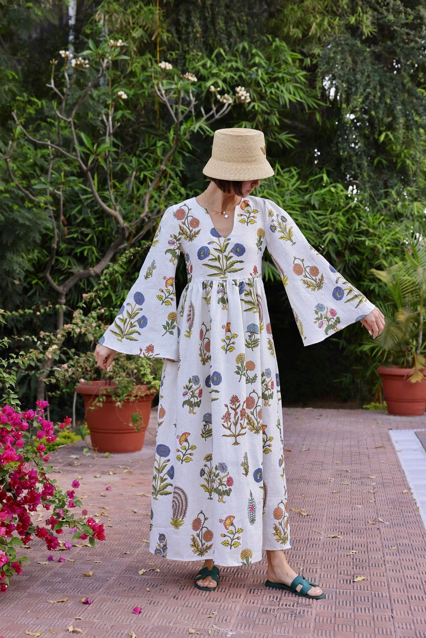 Lugano Maxi Dress in Botanical