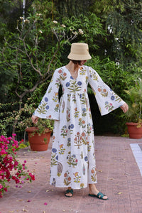 Lugano Maxi Dress in Botanical