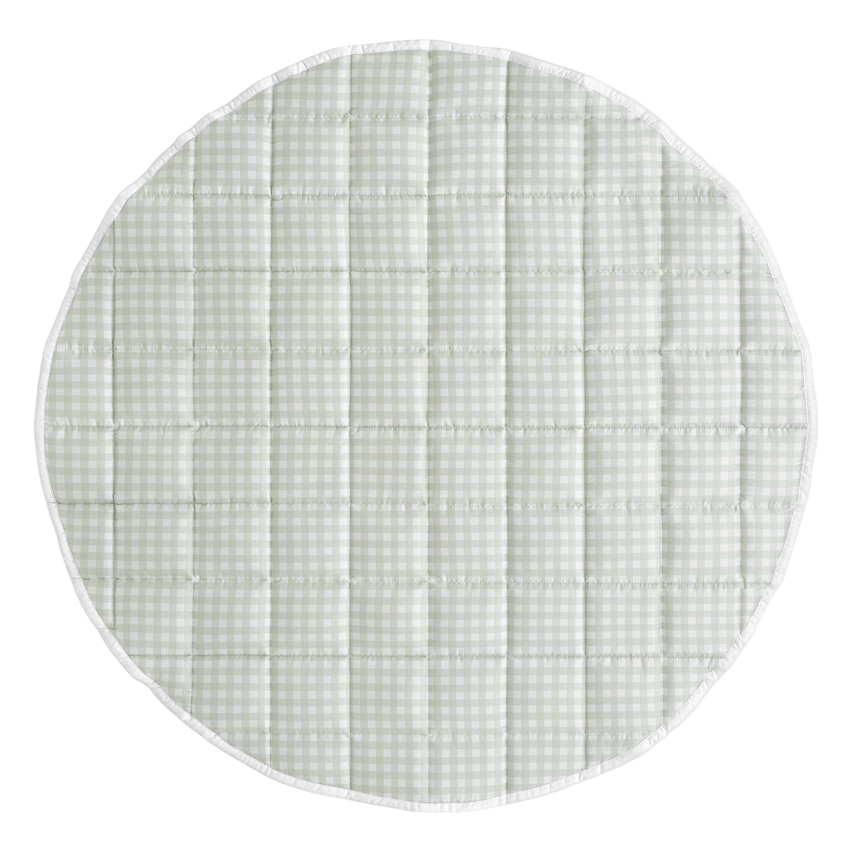 Picnic Gingham Play Mat in Green