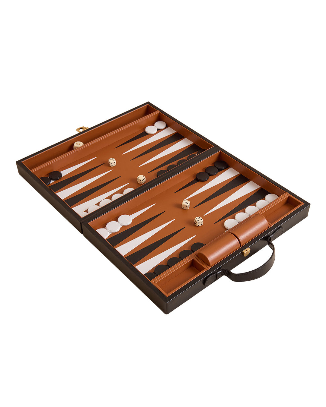 Rear Window Backgammon in Black and White