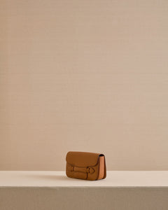 Romy Clutch in Vacchetta Luggage