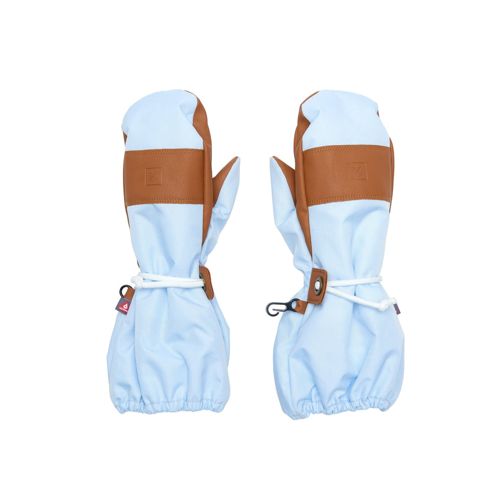 Cloud Blue Waterproof Ski Mitten