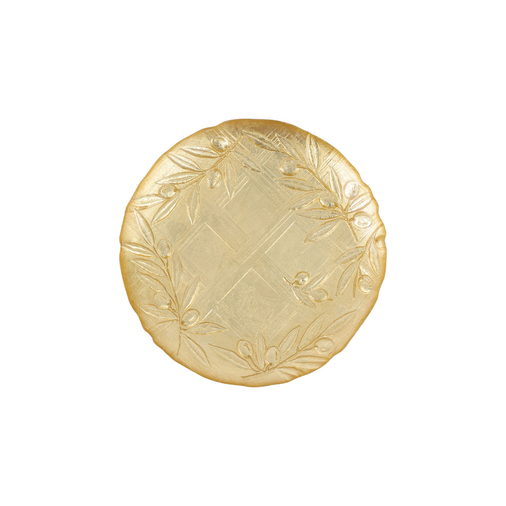 Moon Glass Olive Salad Plate