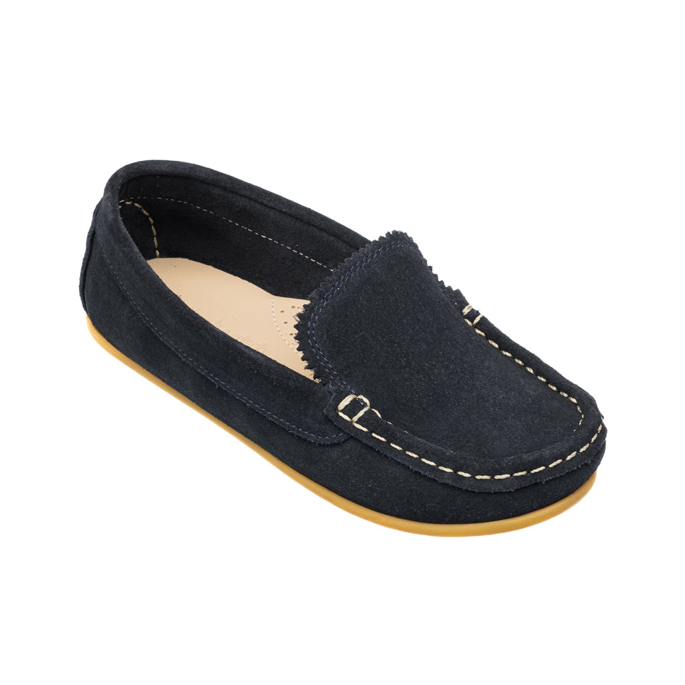 Antton Driver Moc in Suede Blue