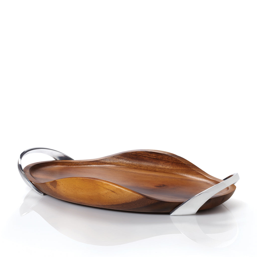 Bella Wood Handled Tray