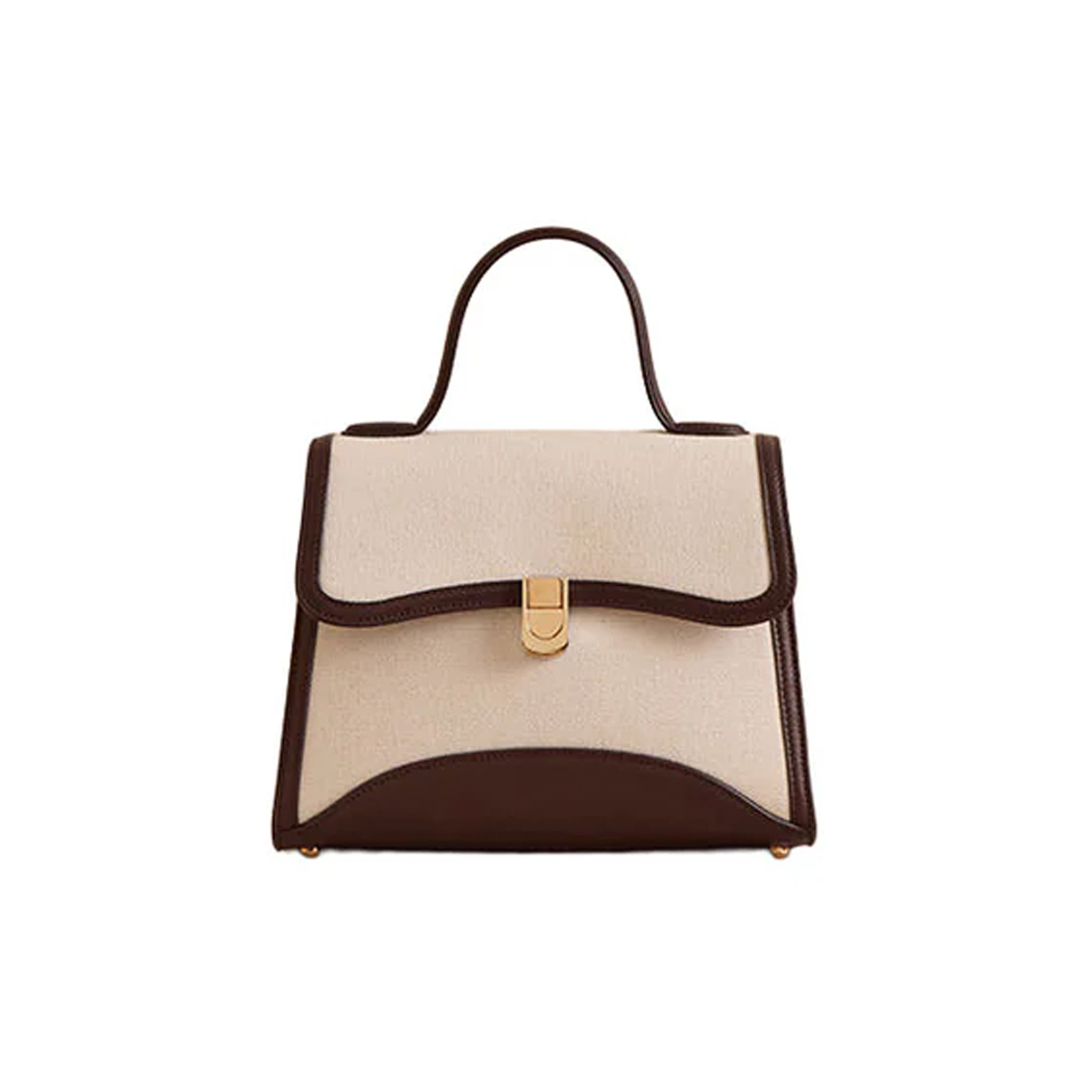 Madeline 21 in Canvas Natural & Supple Soft Chocolate