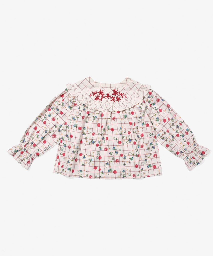 Maggie Blouse in Pomegranate Parade