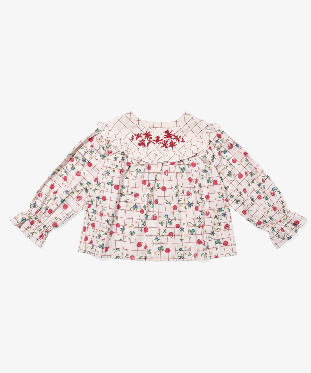 Maggie Blouse in Pomegranate Parade