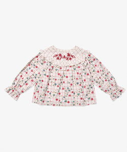 Maggie Blouse in Pomegranate Parade
