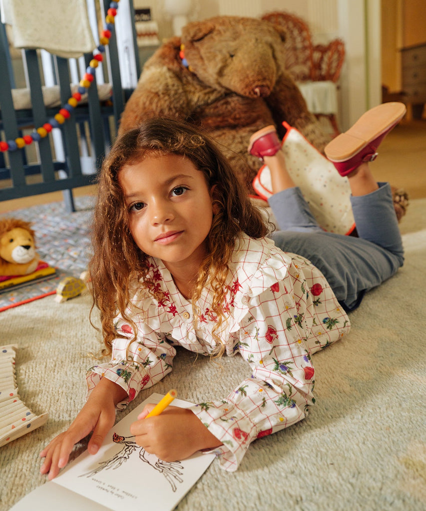 Maggie Blouse in Pomegranate Parade