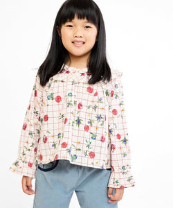 Maggie Blouse in Pomegranate Parade