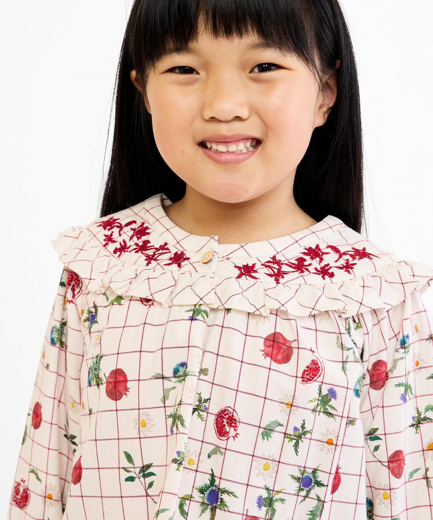 Maggie Blouse in Pomegranate Parade