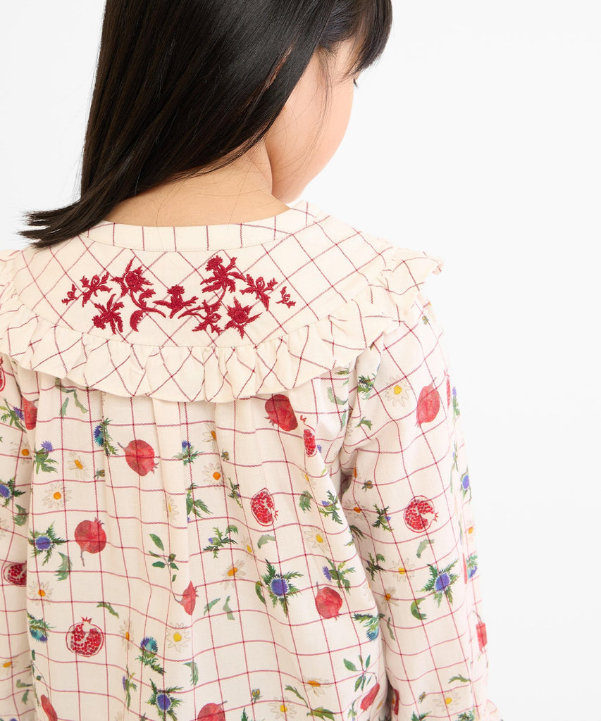 Maggie Blouse in Pomegranate Parade