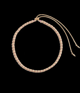 Manon Slider Necklace in Coral