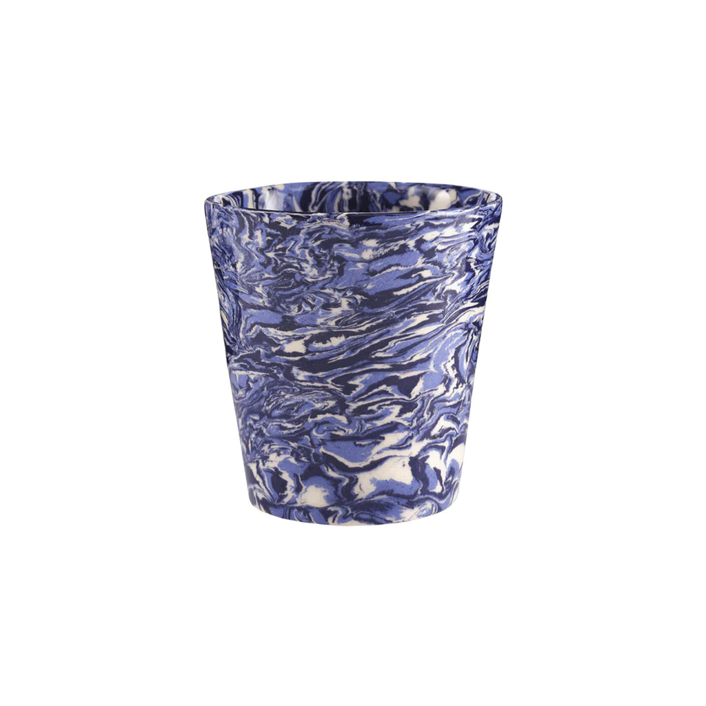 Marbled Ceramic Tumbler in Blue
