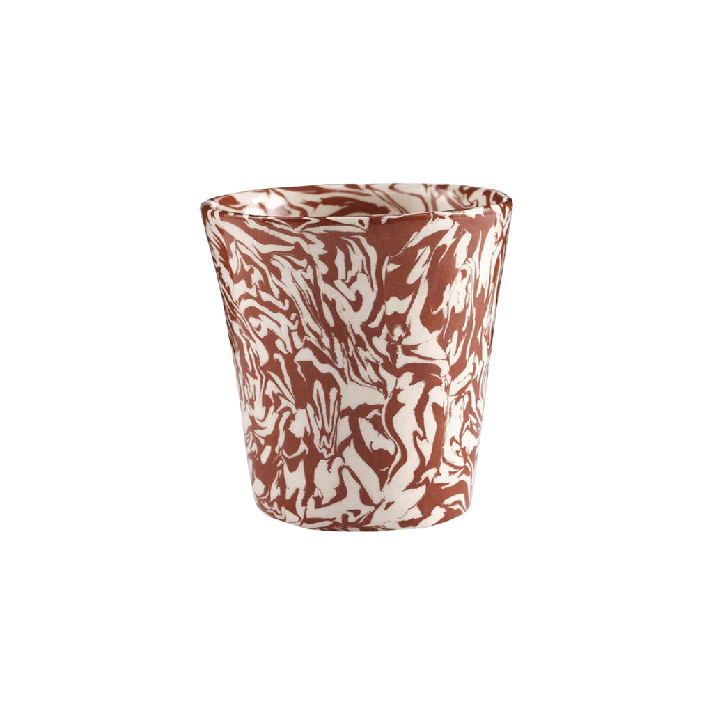 Marbled Ceramic Tumbler in Natural