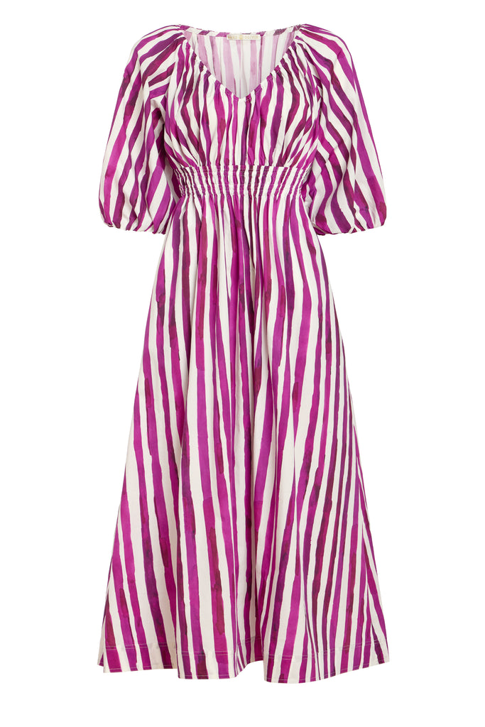 Ava Dress in Peony