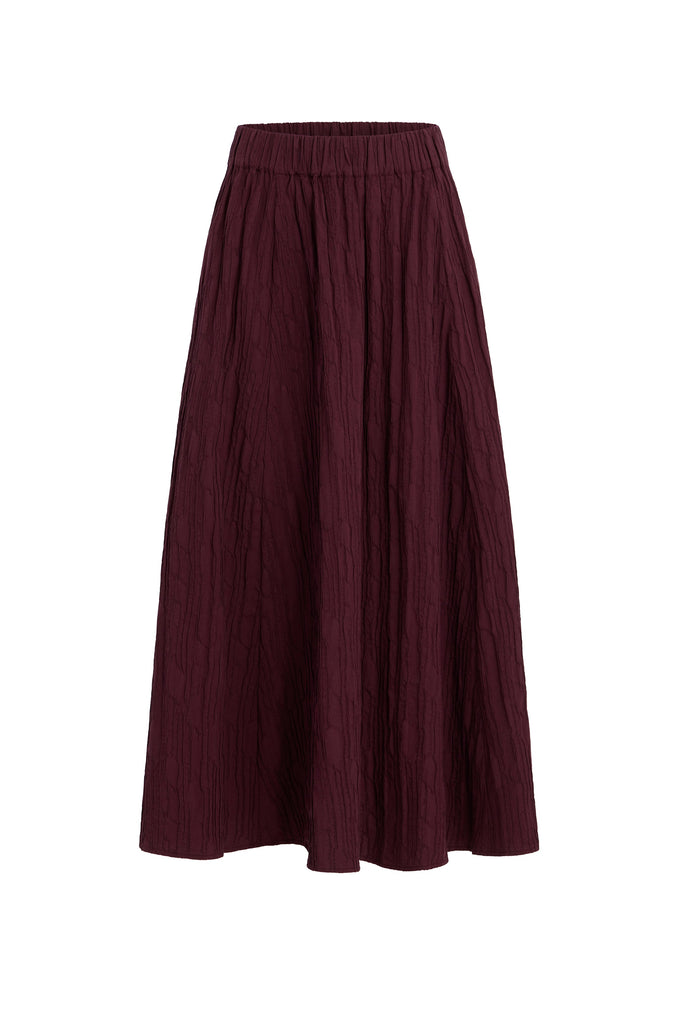 Sasha Skirt in Merlot