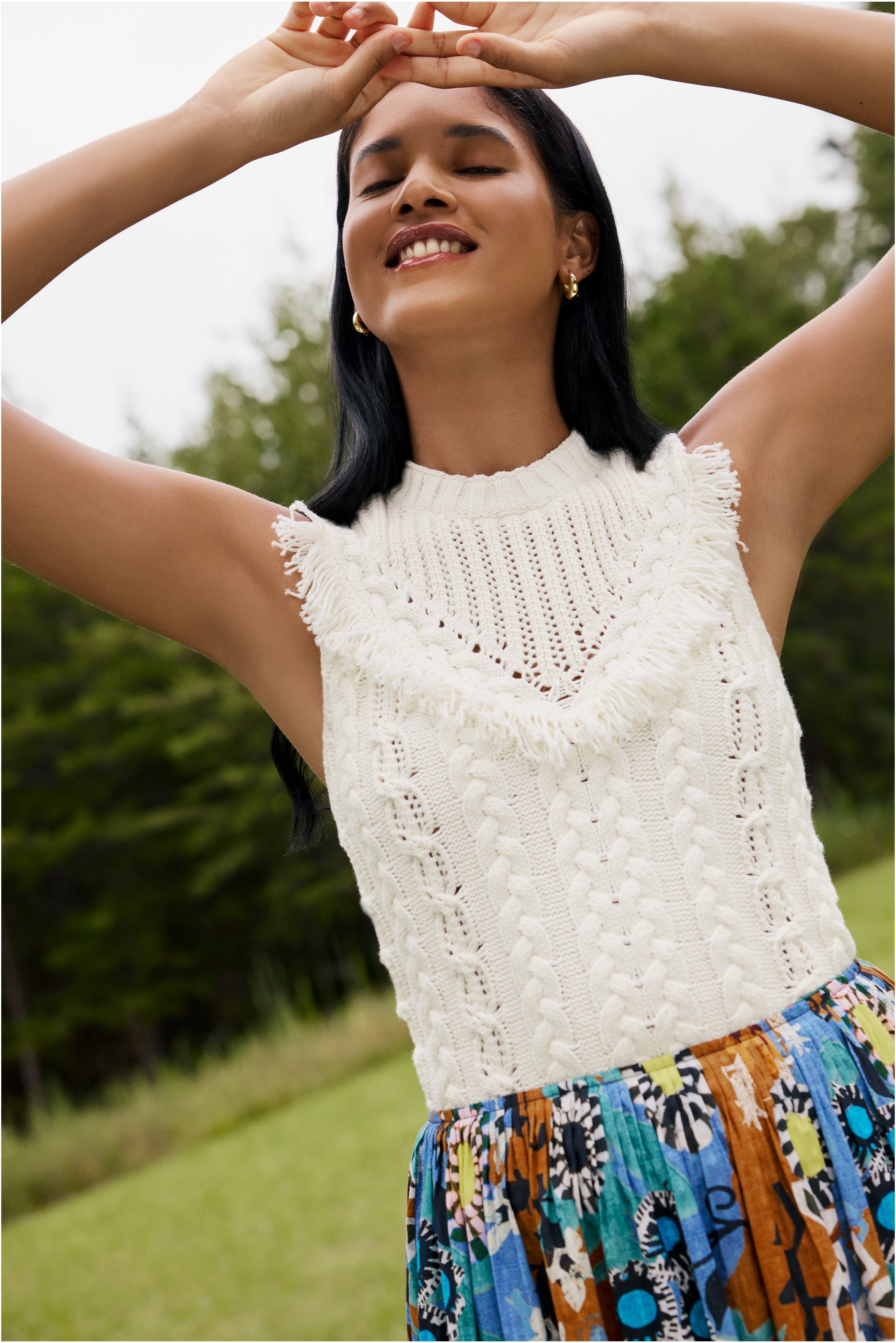 Wesley Top in Ivory