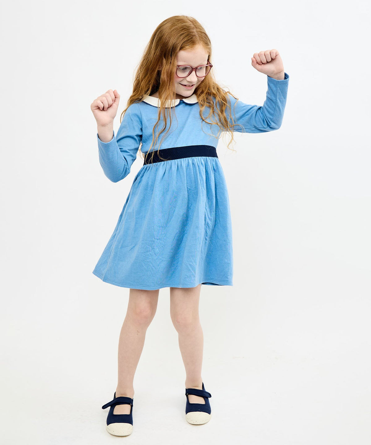 Marie Clare Dress in Blue