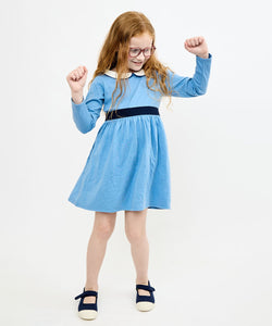 Marie Clare Dress in Blue