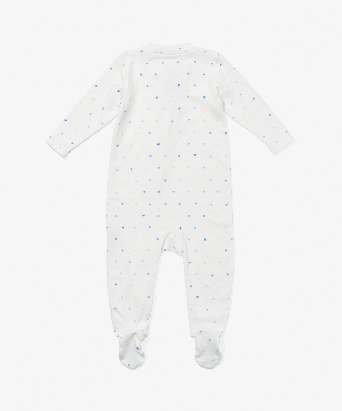 Marley Zip Pajama in Blue Hearts