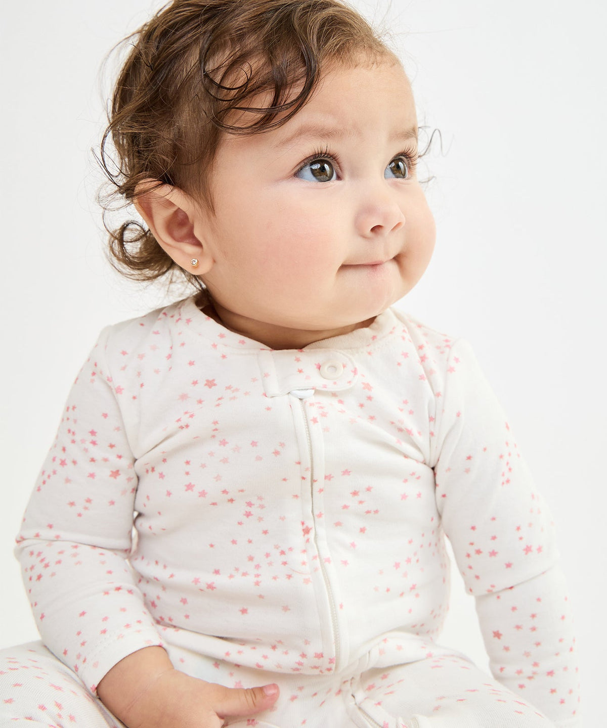 Marley Zip Pajama in Rose Star