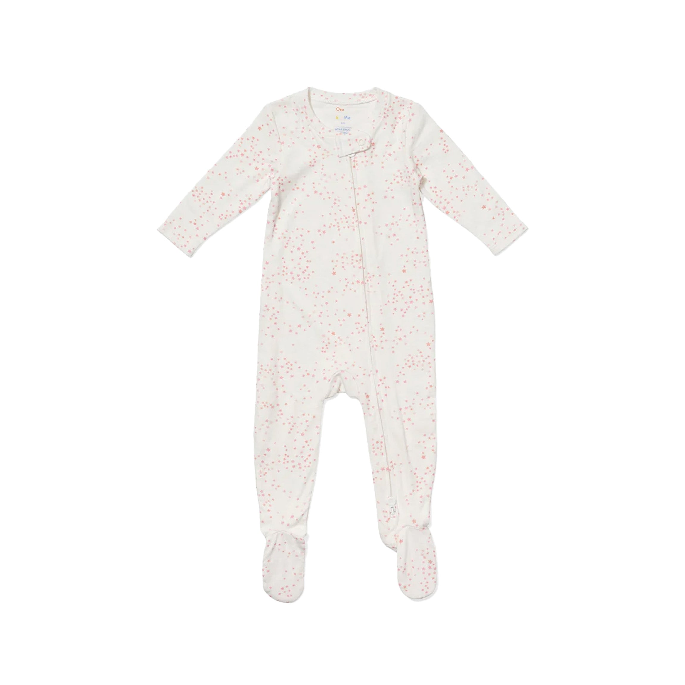 Marley Zip Pajama in Rose Star