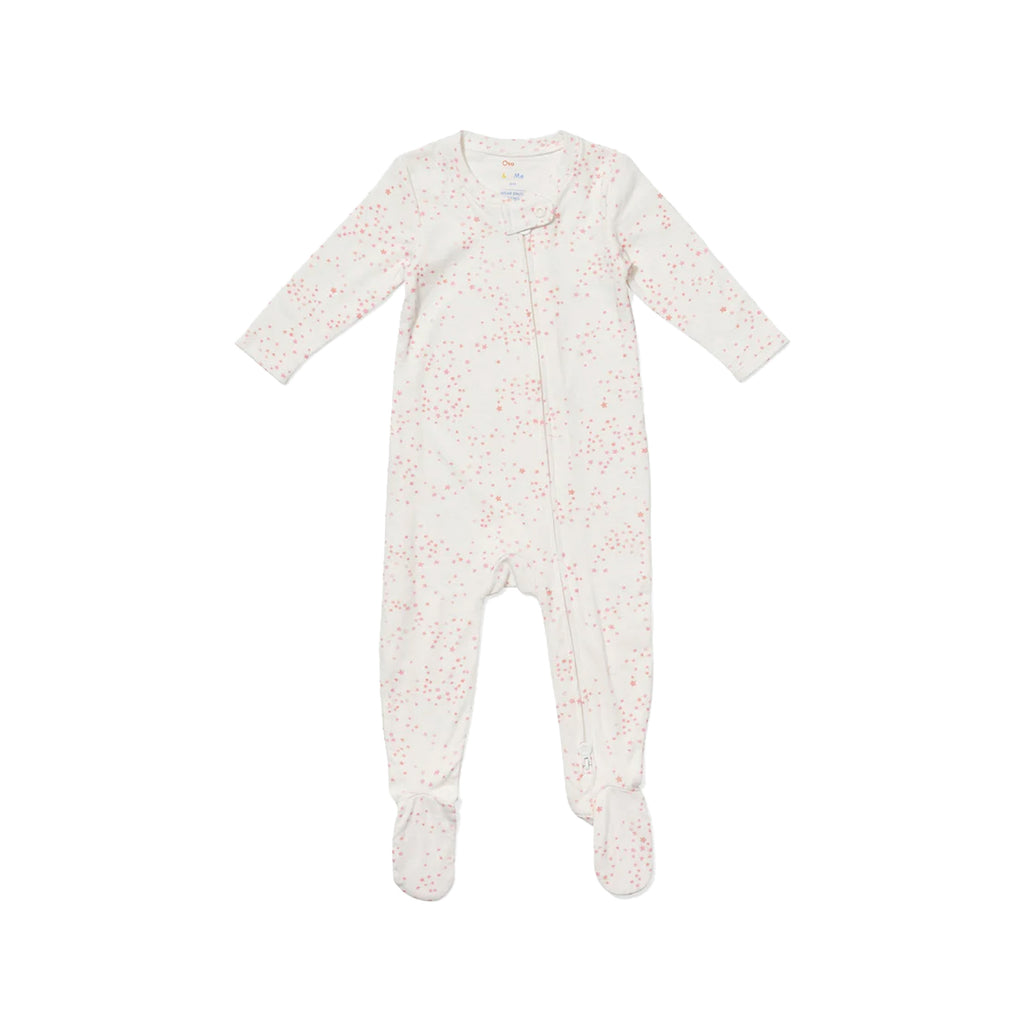 Marley Zip Pajama in Rose Star