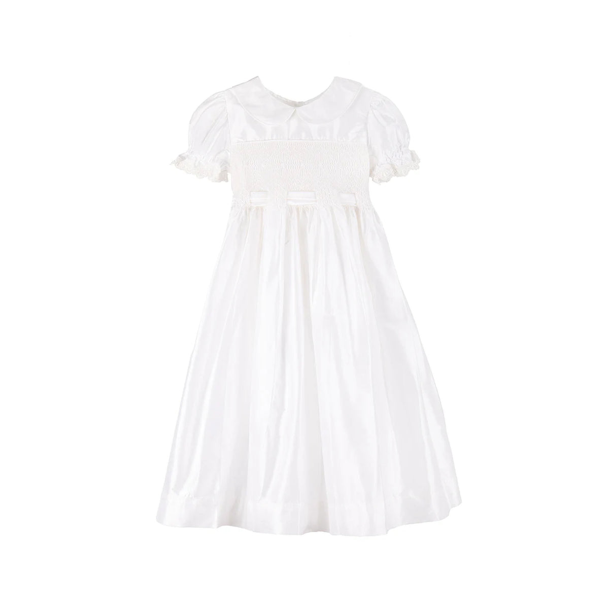 MaryBella Smocked Silk Dress