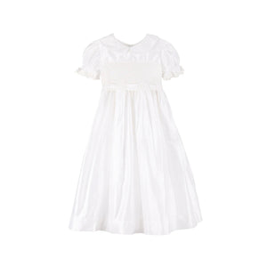 MaryBella Smocked Silk Dress