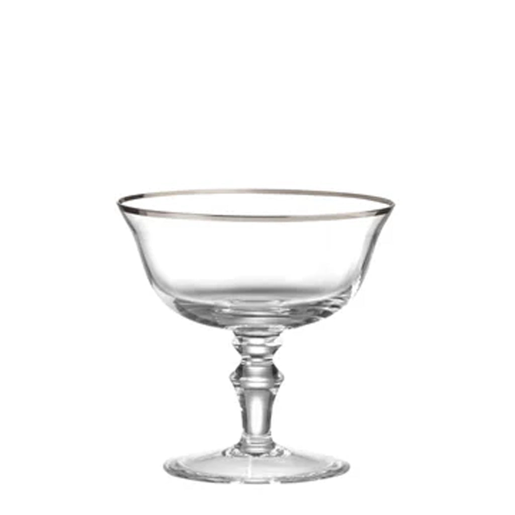 Medici Champagne Goblets Platinum Thread, Set of 2