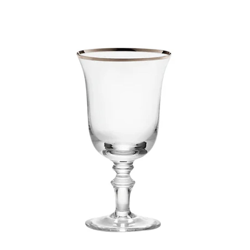 Medici Wine Goblets Platinum Thread, Set of 2