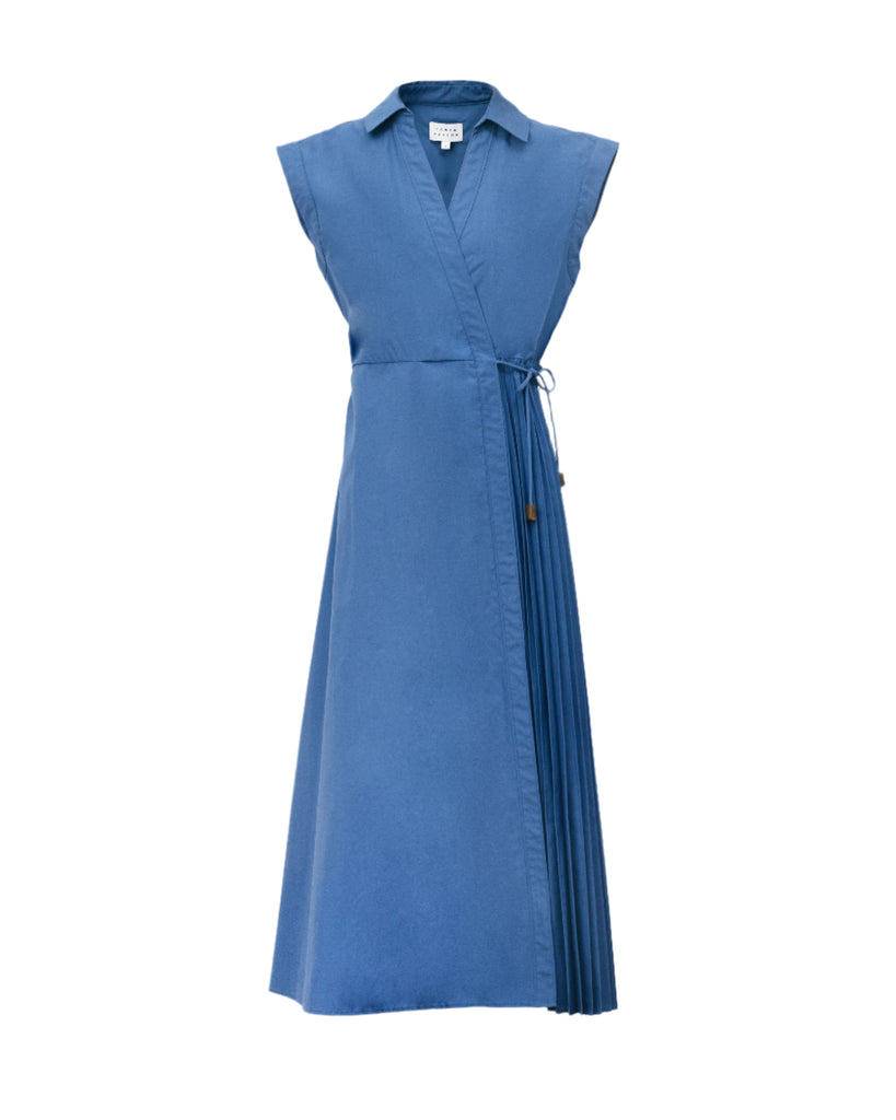 Midi Shivon Dress in French Blue