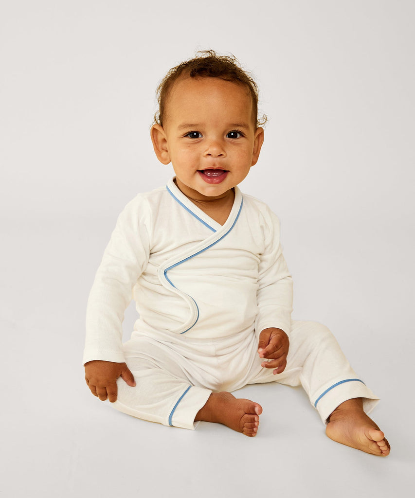 Andy Baby Legging in Blue Piping