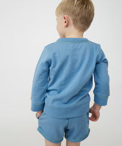 Bailey Short in Dusty Blue