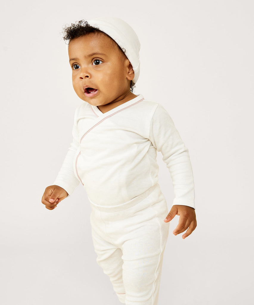 Hazy Hat in Pink Piping