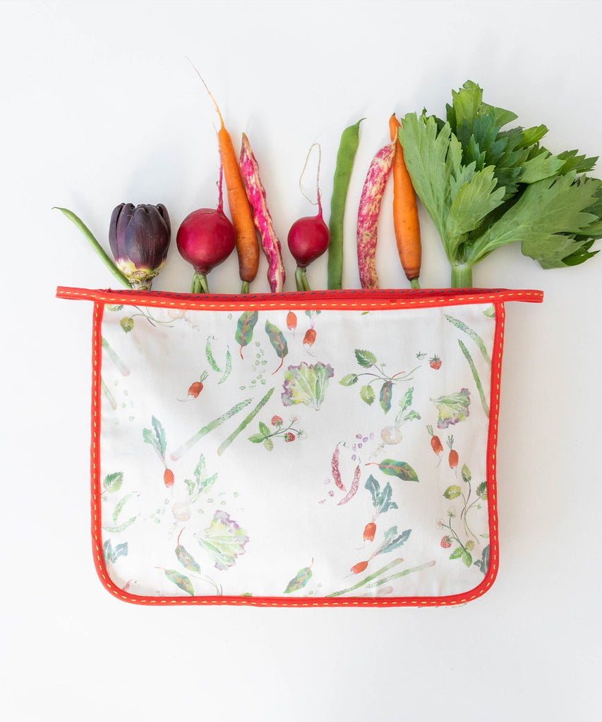 Large Zip Bag in Eat Your Greens