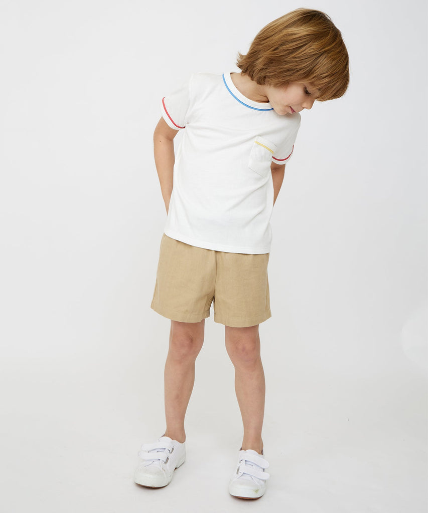 Willie T-Shirt in Tri Piping