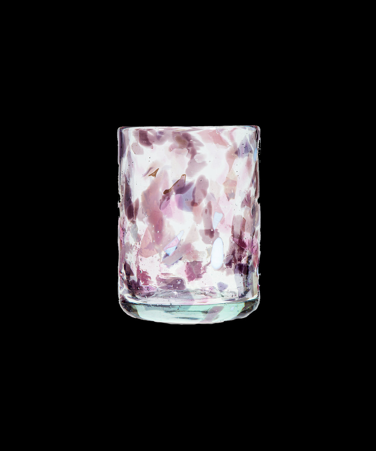 Late Afternoon Pink Morada Glass Tumbler