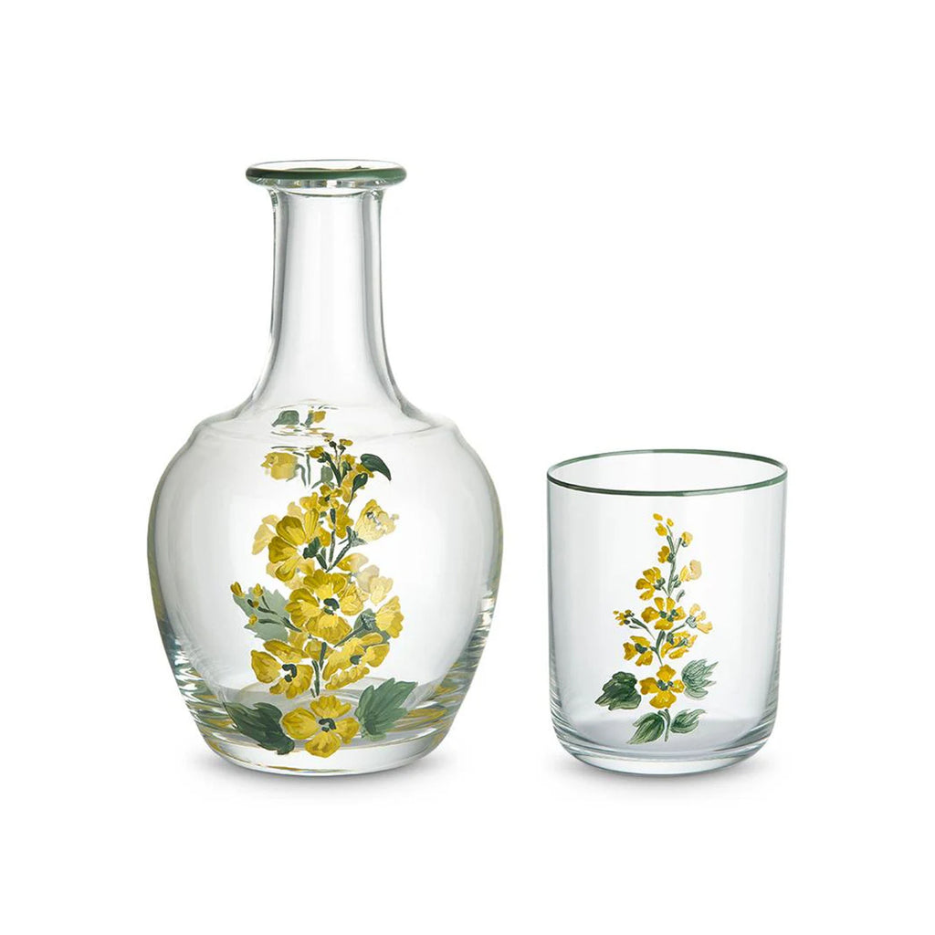 Murano Primrose Hand-Painted Bedside Set