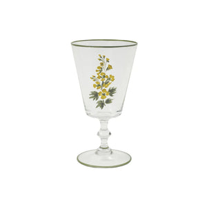 Murano Primrose Hand-Painted Water Glass