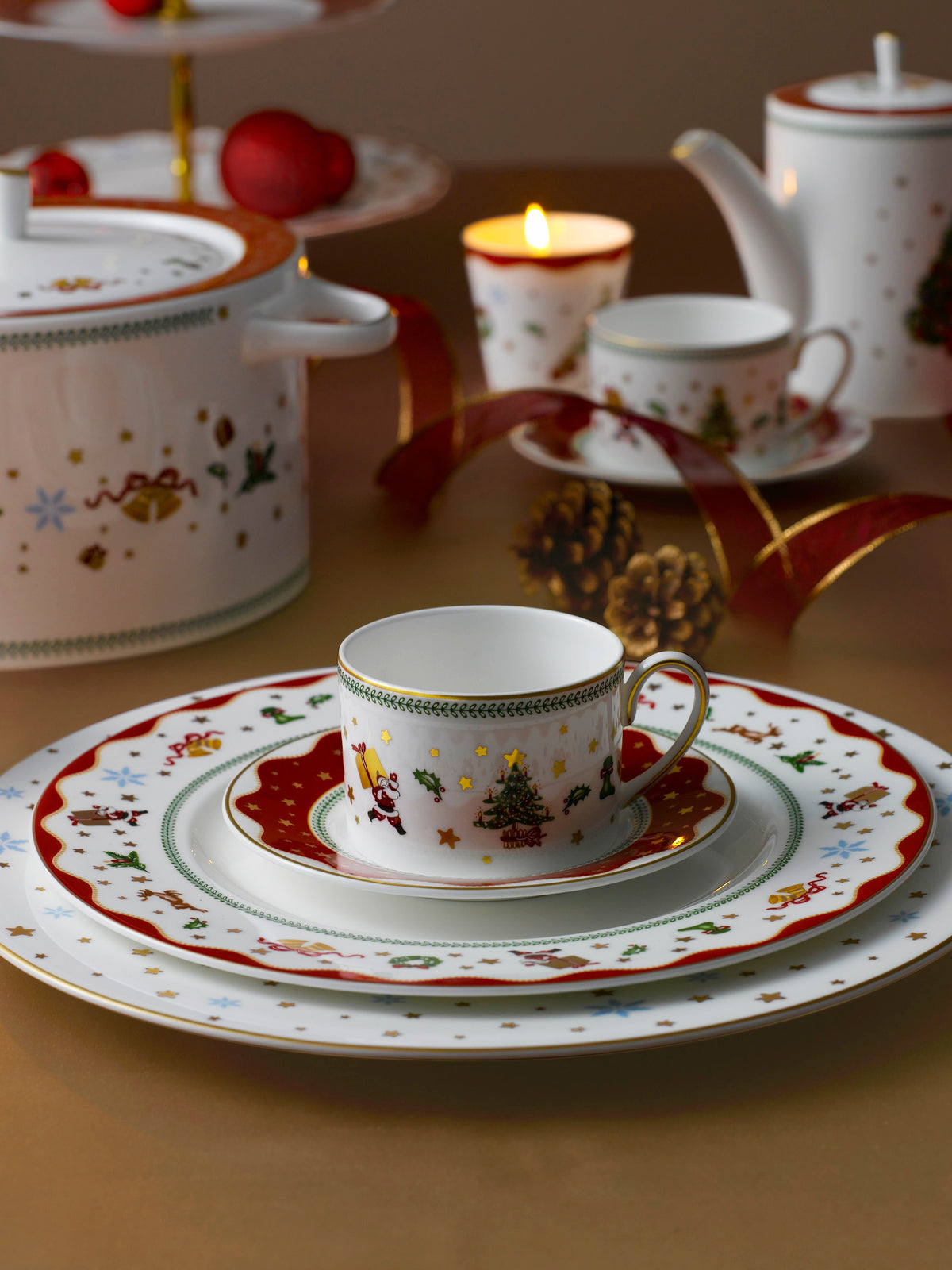 Prouna My Noel Lifestyle Photo Tea Cup & Saucer Focus