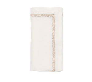 Filament Napkins in White/Multi, Set of 4