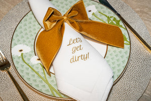 Mixed Messages Dinner Napkins, Set of 12