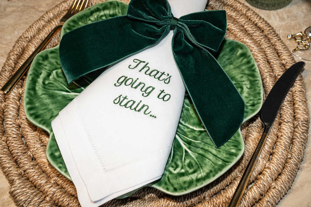 Mixed Messages Dinner Napkins, Set of 12