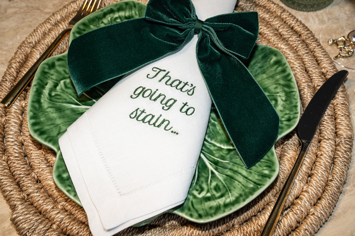 Mixed Messages Dinner Napkins, Set of 12