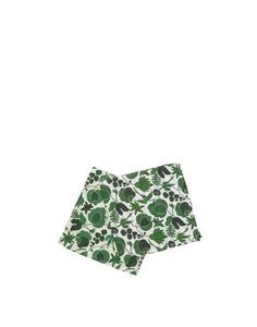 Large Napkins in Wildbird Green, Set of 2